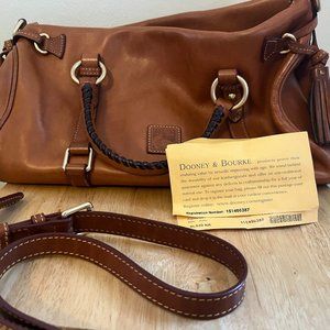Dooney & Bourke Brown Florentine Leather Satchel